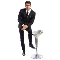 Men's Skinny - Fit 2pc Suit w/ Peak Lapel - Bundle Bus