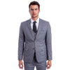 Men's Skinny - Fit Solid 3pc Suit - Bundle Bus
