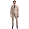 Men's Skinny - Fit Solid 3pc Suit - Bundle Bus