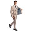 Men's Skinny - Fit Solid 3pc Suit - Bundle Bus