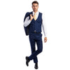 Men's Skinny - Fit Solid 3pc Suit - Bundle Bus