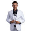 Men's Skinny - Fit Solid 3pc Suit - Bundle Bus