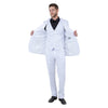Men's Slim - Fit 3pc Suit, Notch Lapel - Bundle Bus