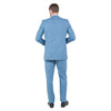 Men's Slim - Fit 3pc Suit, Notch Lapel - Bundle Bus