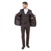 Men's Slim - Fit 3pc Suit, Notch Lapel - Bundle Bus