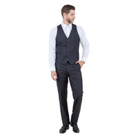 Men's Slim - Fit 3pc Suit, Notch Lapel - Bundle Bus