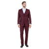 Men's Slim - Fit 3pc Suit, Notch Lapel - Bundle Bus