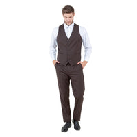 Men's Slim - Fit 3pc Suit, Notch Lapel - Bundle Bus