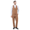 Men's Slim - Fit 3pc Suit, Notch Lapel - Bundle Bus