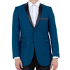 Men's Slim - Fit Tuxedo Sport Coat w/ Satin Notch Lapel - Bundle Bus