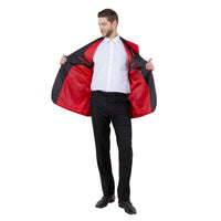 Men's Slim - Fit Tuxedo Sport Coat w/ Satin Notch Lapel - Bundle Bus