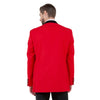 Men's Slim - Fit Tuxedo Sport Coat w/ Satin Notch Lapel - Bundle Bus