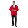 Men's Slim - Fit Tuxedo Sport Coat w/ Satin Notch Lapel - Bundle Bus