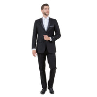 Men's Slim - Fit Tuxedo Sport Coat w/ Satin Notch Lapel - Bundle Bus