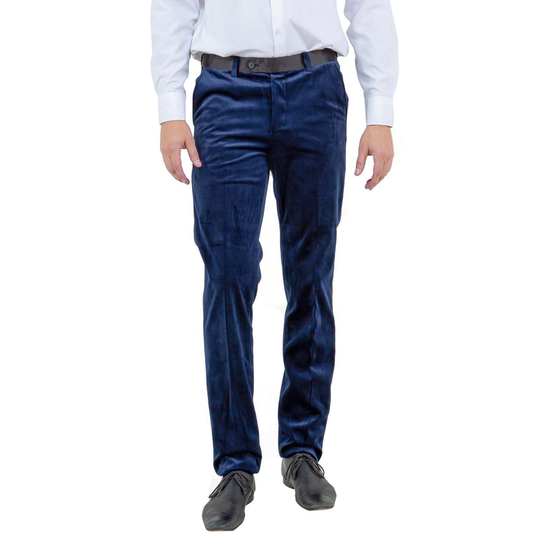 Men's Slim - fit Velvet Suits Separates, Pants - Bundle Bus