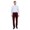 Men's Slim - fit Velvet Suits Separates, Pants - Bundle Bus