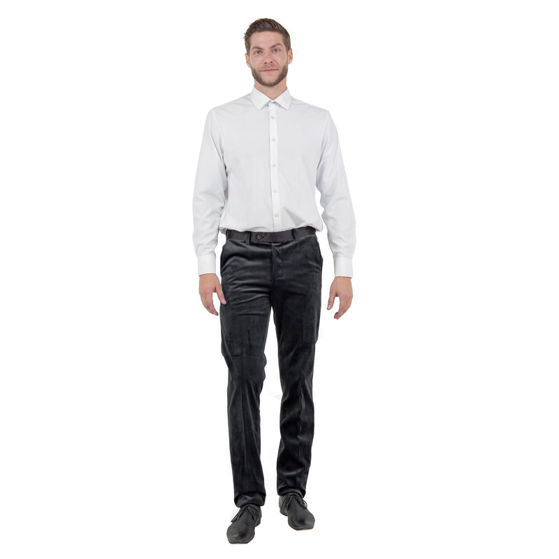 Men's Slim - fit Velvet Suits Separates, Pants - Bundle Bus