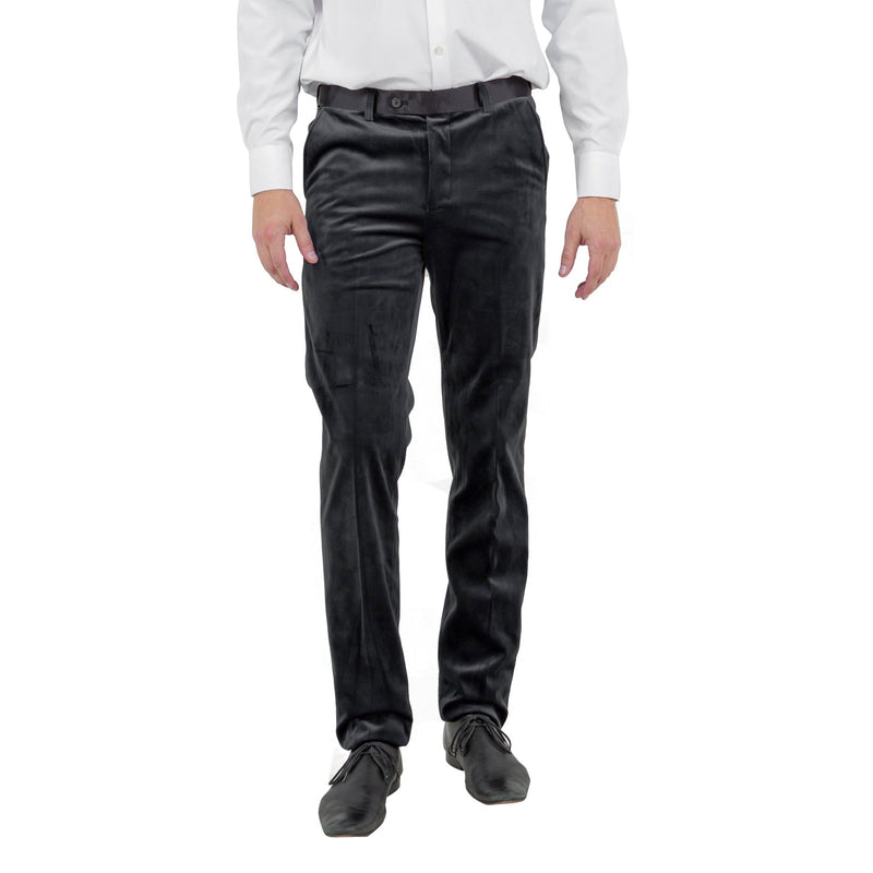 Men's Slim - fit Velvet Suits Separates, Pants - Bundle Bus