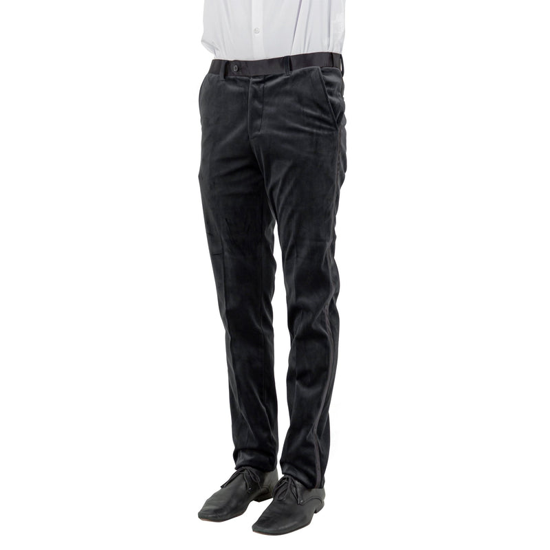 Men's Slim - fit Velvet Suits Separates, Pants - Bundle Bus