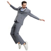 Men's Stacy Adams Hybrid - Fit 3pc Notch Lapel Suit Set, Jacket Vest and Pants - Bundle Bus