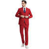 Men's Stacy Adams Hybrid - Fit 3pc Notch Lapel Suit Set, Jacket Vest and Pants - Bundle Bus