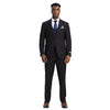 Men's Stacy Adams Hybrid - Fit 3pc Notch Lapel Suit Set, Jacket Vest and Pants - Bundle Bus