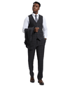 Mens - suit Windowpane By Stacy Adams - Bundle Bus