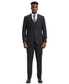 Mens - suit Windowpane By Stacy Adams - Bundle Bus
