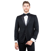 Men's Tailored - Fit Suits Separates Tuxedo Jacket w/ Notch Lapel - Bundle Bus
