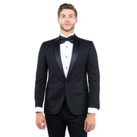 Men's Tailored - Fit Suits Separates Tuxedo Jacket w/ Shawl Collar - Bundle Bus