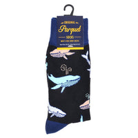 Men's Whale Novelty Socks - Bundle Bus