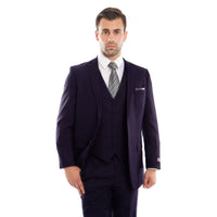 Navy 3 - PC Slim Fit Stretch Suits - Bundle Bus