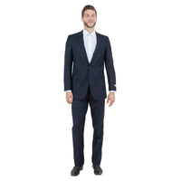 Navy Solid 2 - PC Slim Fit Performance Stretch Suits - Bundle Bus