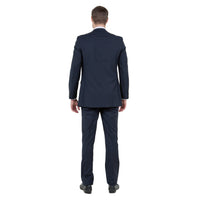 Navy Solid 2 - PC Slim Fit Performance Stretch Suits - Bundle Bus