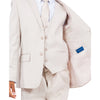 Perry Ellis Boy's 5pc Solid Suit - Bundle Bus