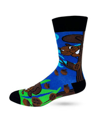Protect Your Nuts Men's Novelty Crew Socks - Bundle Bus