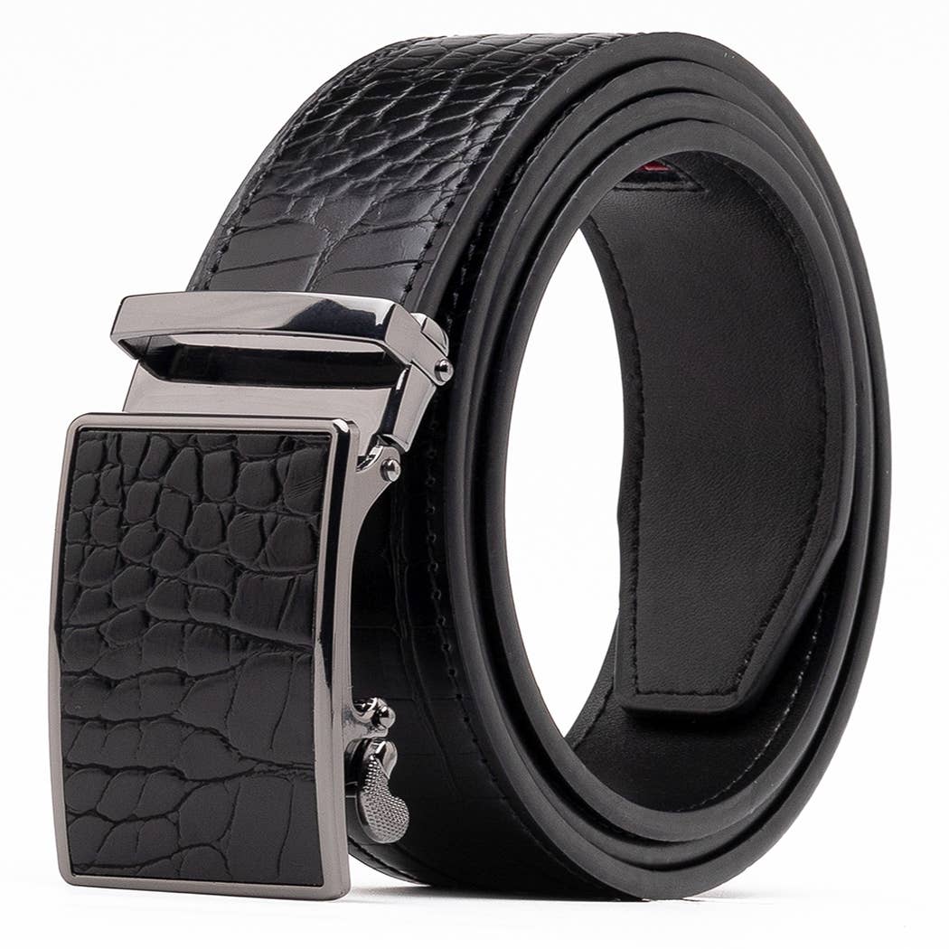 Ratchet leather belt - LA2091C - Bundle Bus