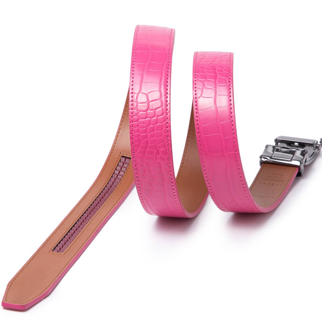 Ratchet leather belt - LA2091C - Bundle Bus