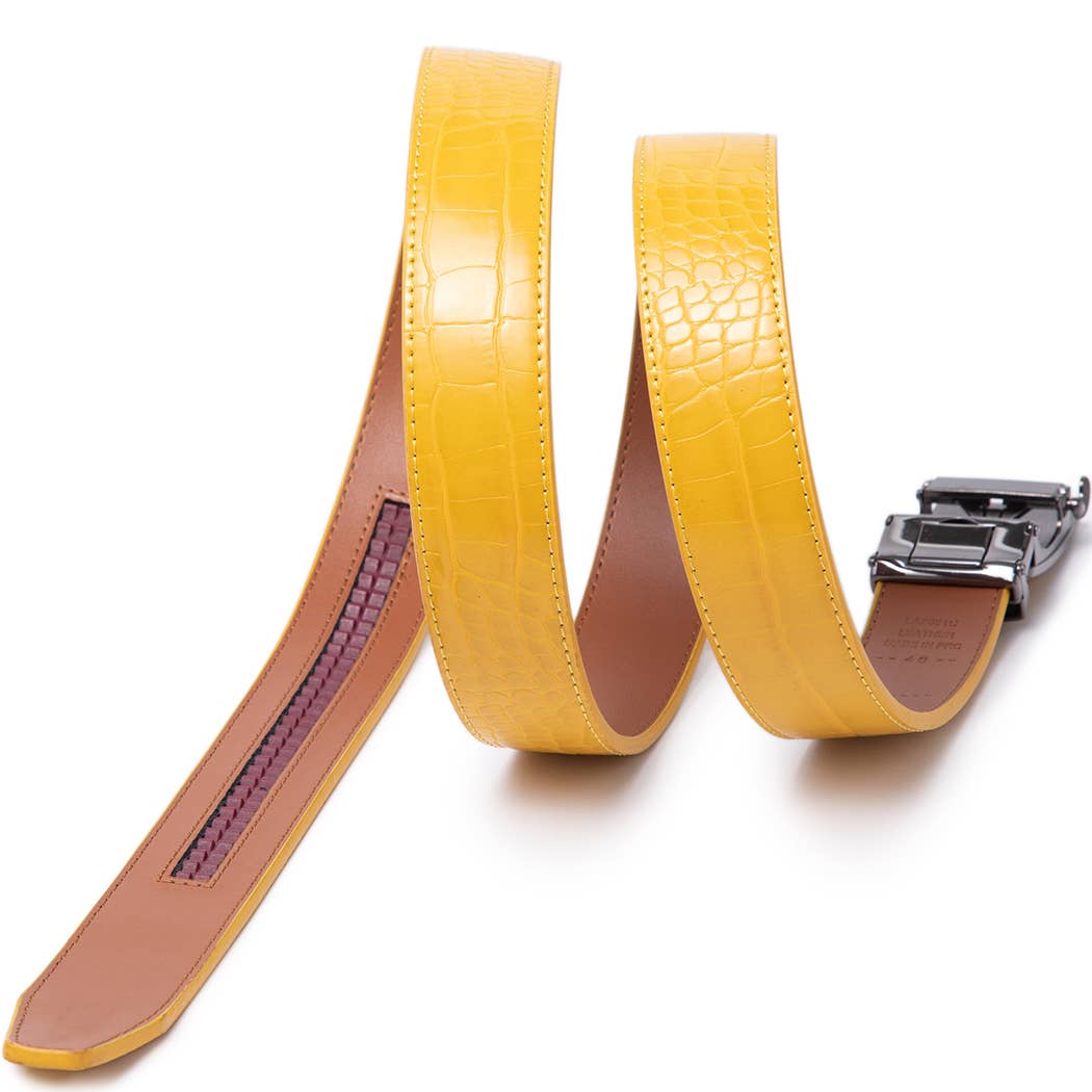 Ratchet leather belt - LA2091C - Bundle Bus