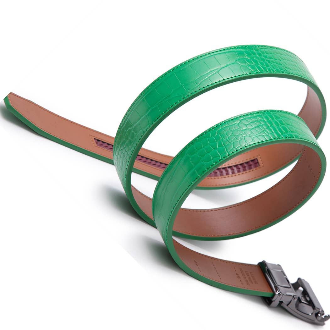 Ratchet leather belt - LA2091C - Bundle Bus