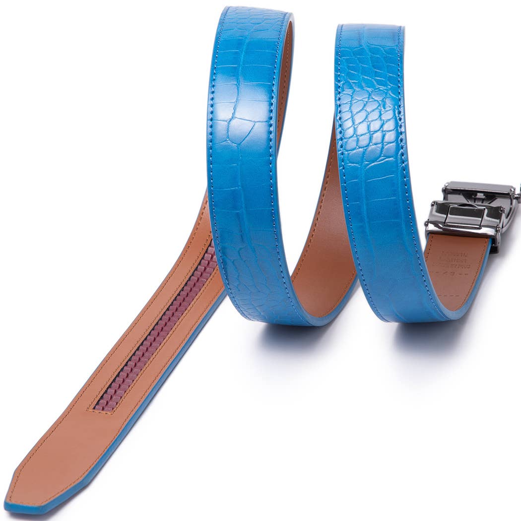 Ratchet leather belt - LA2091C - Bundle Bus