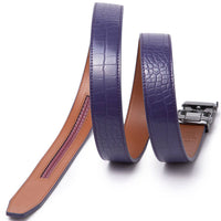 Ratchet leather belt - LA2091C - Bundle Bus