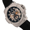 Reign Commodus Automatic Leather - Band Skeleton Watch - Bundle Bus