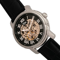 Reign Kahn Automatic Leather - Band Skeleton Watch - Bundle Bus