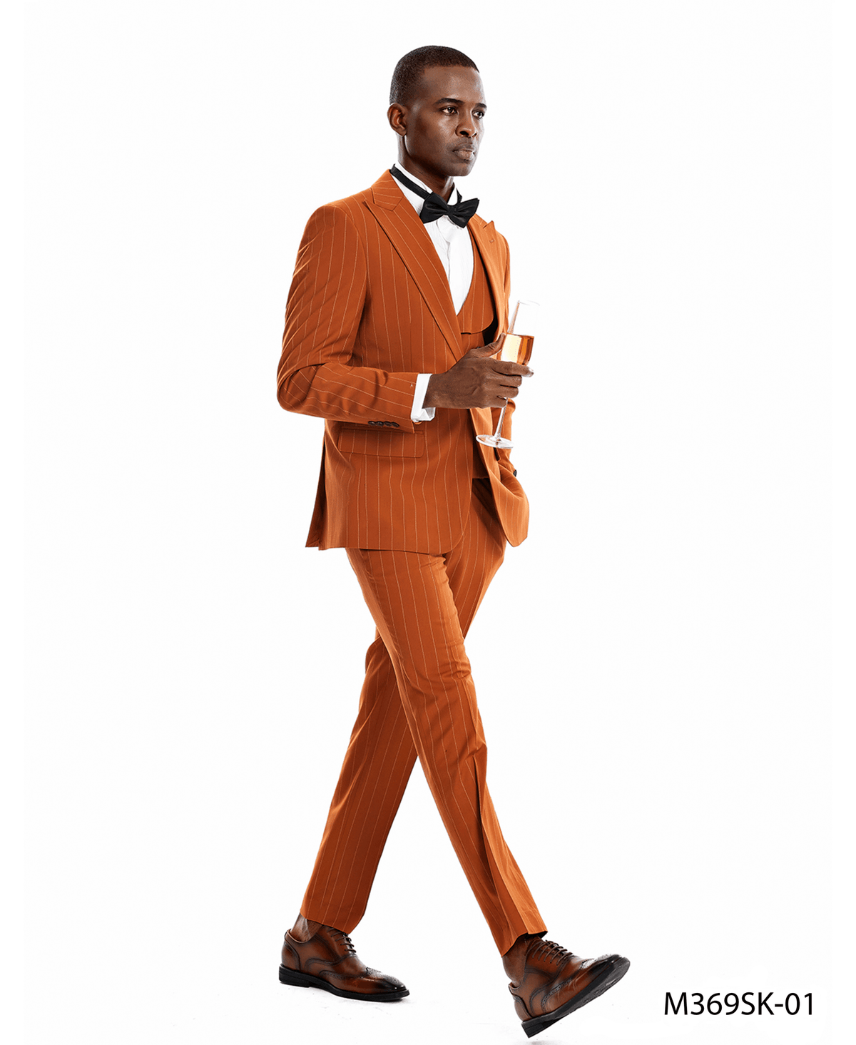 Rust / Black Mens - suit - Bundle Bus