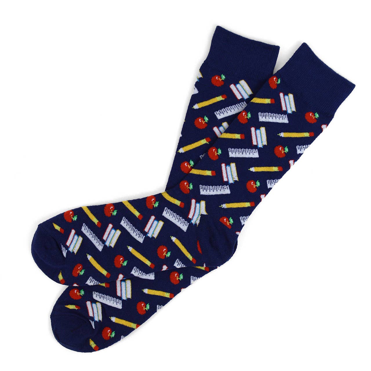 School Supplies Socks for Men - Bundle Bus