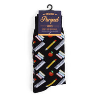 School Supplies Socks for Men - Bundle Bus