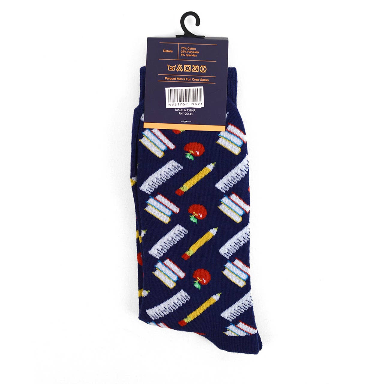 School Supplies Socks for Men - Bundle Bus