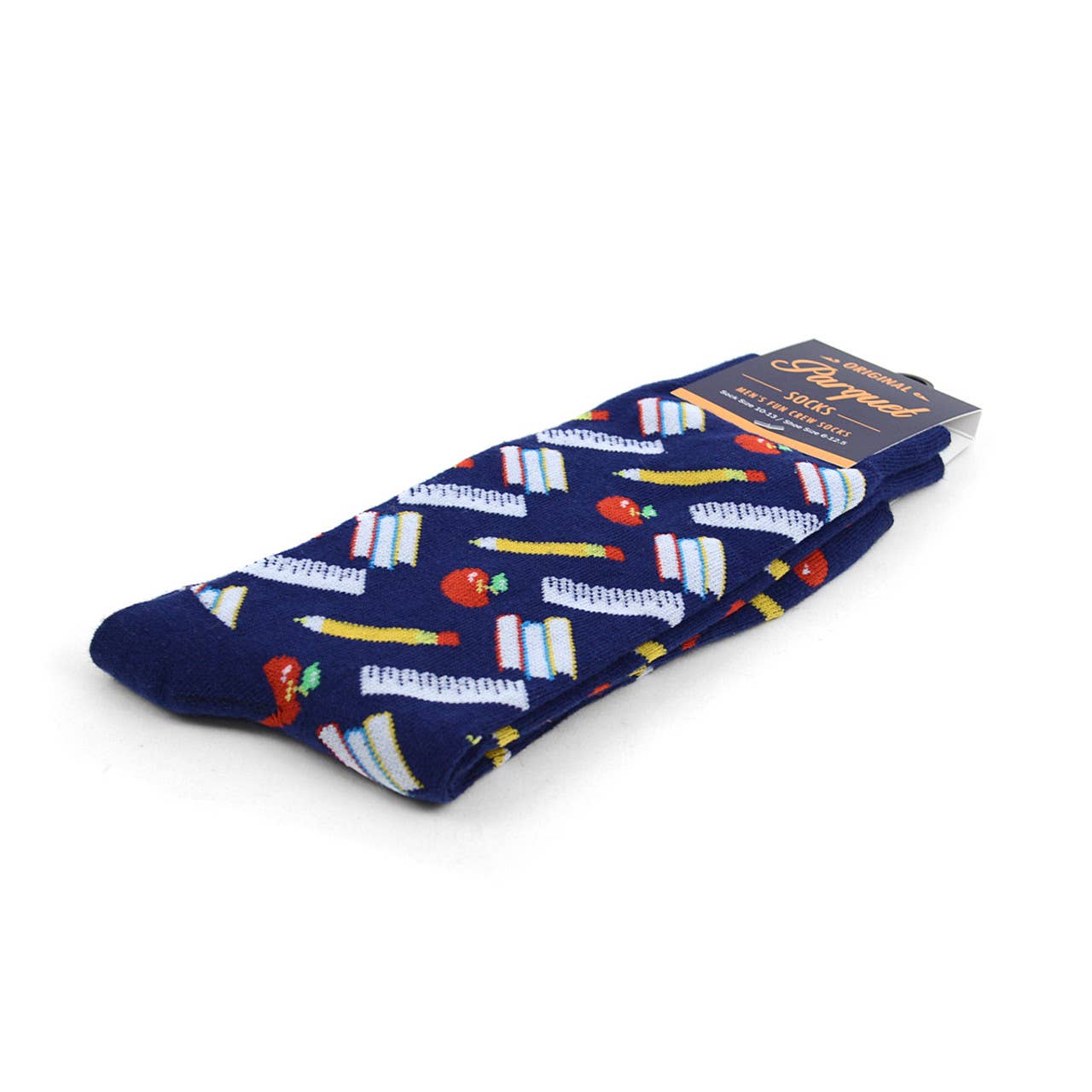 School Supplies Socks for Men - Bundle Bus