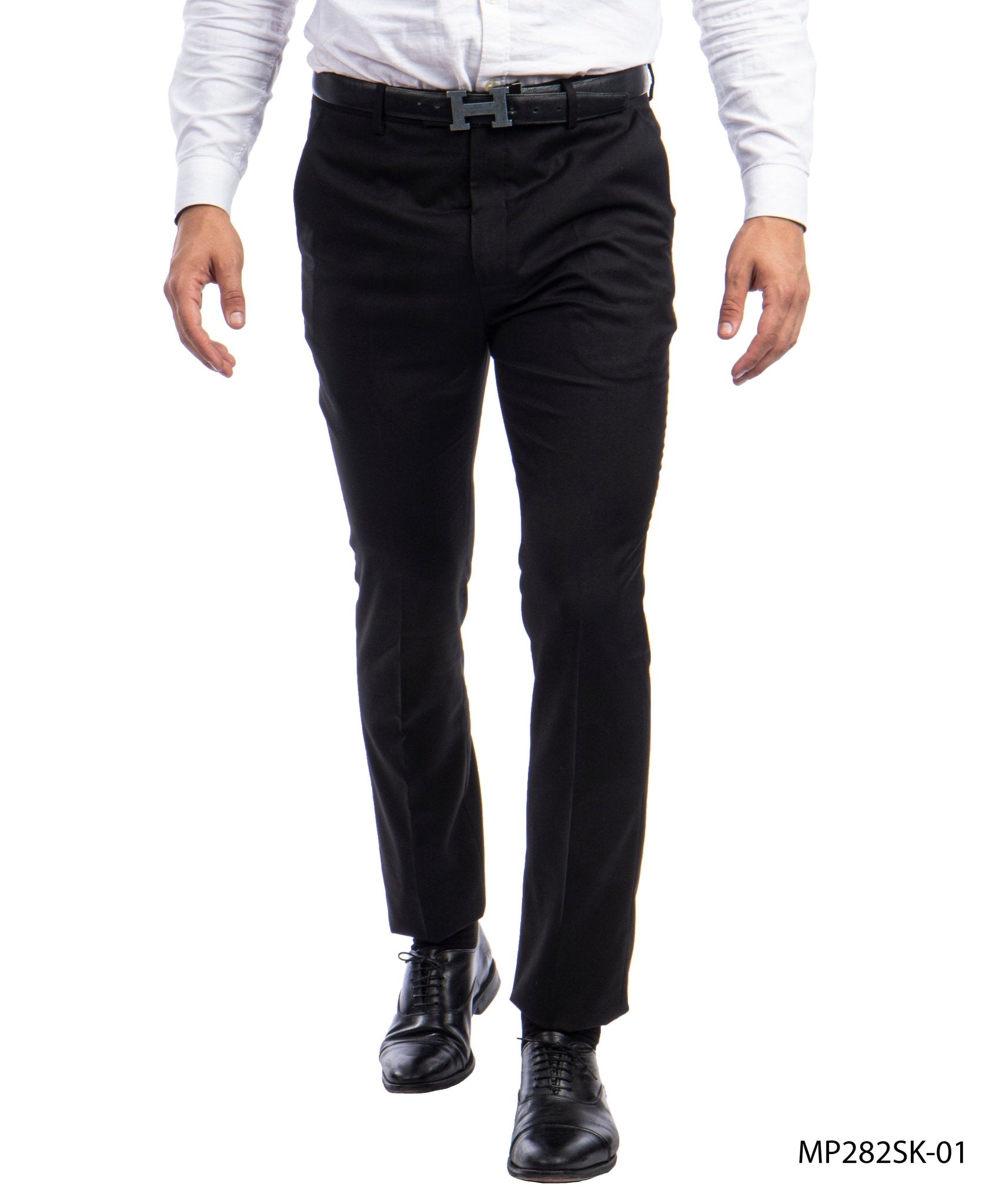 Sean Alexander Black Skinny Fit Dress Pants - Bundle Bus
